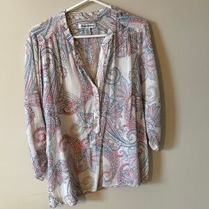 Tommy Bahama Multicolor Paisley Blouse